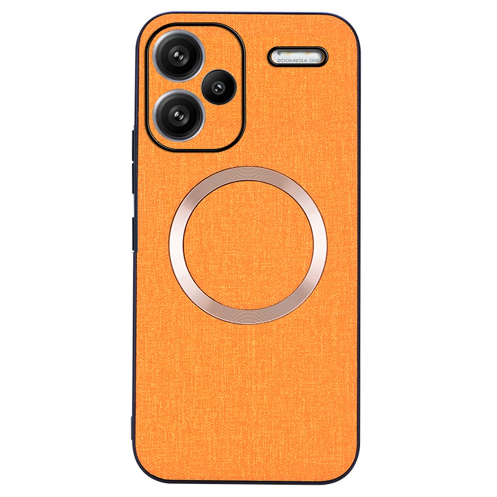 For Xiaomi Redmi Note 13 Pro+ 5G Case TPU+Cloth Dirt-Resistant Phone Cover Magnetic Case