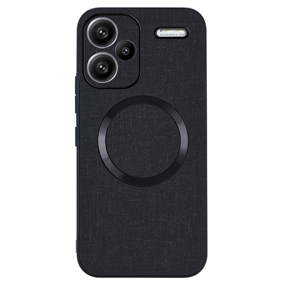For Xiaomi Redmi Note 13 Pro+ 5G Case TPU+Cloth Dirt-Resistant Phone Cover Magnetic Case
