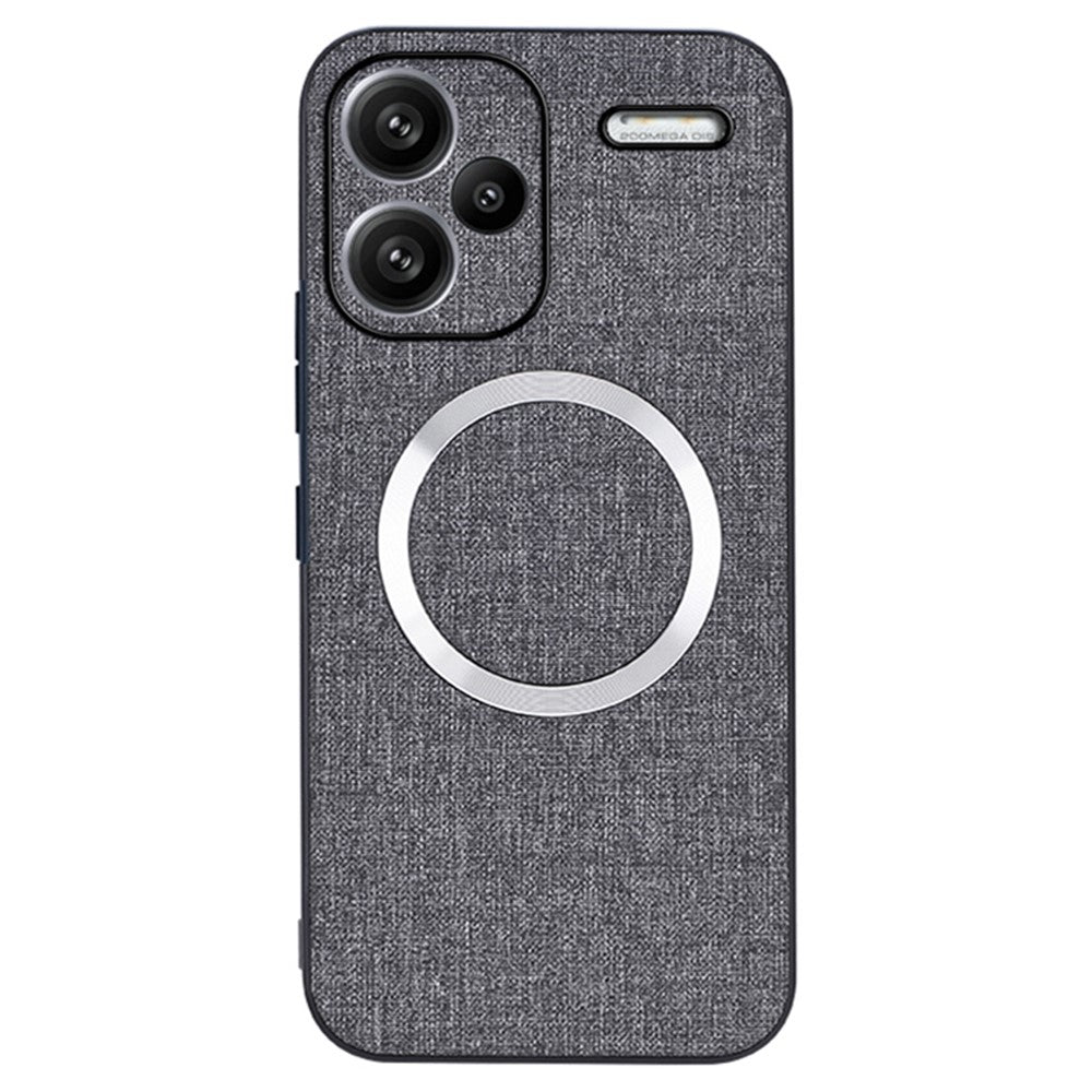 For Xiaomi Redmi Note 13 Pro+ 5G Case TPU+Cloth Dirt-Resistant Phone Cover Magnetic Case