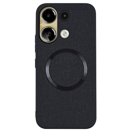Xiaomi Redmi Note 13 4G Handyhülle – Kratzfestes TPU + Stoff-, magnetische