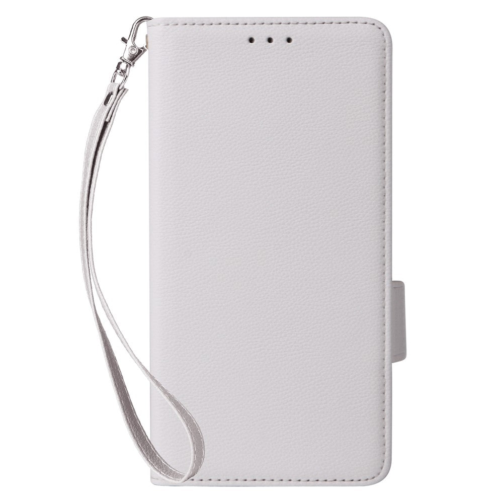 Nothing Phone (2a) Plus / Phone (2a) Wallet-Handyhülle – Aus PU-Leder & Litschi-Textur, mit Ständer & Tragegurt