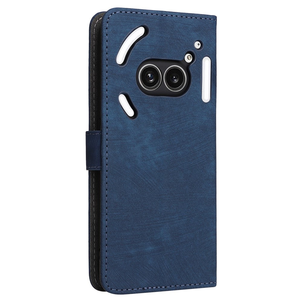 For Nothing Phone (2a) Plus / Phone (2a) Leather Case with Strap RFID Blocking Wallet Phone Cover