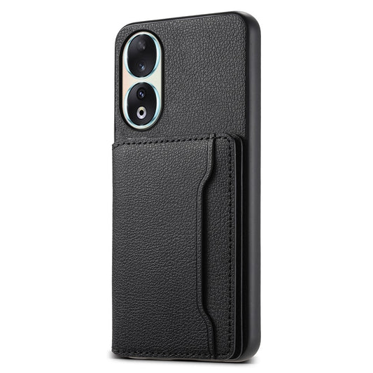 Honor 90 Handyhülle – Schutzhülle aus PU-Leder, mit integriertem Ständer für die Rückseite