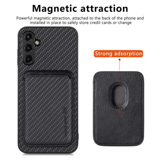 Galaxy S23 FE Schutzhülle – Magnetische abnehmbare Kartenhalter-Rückseite