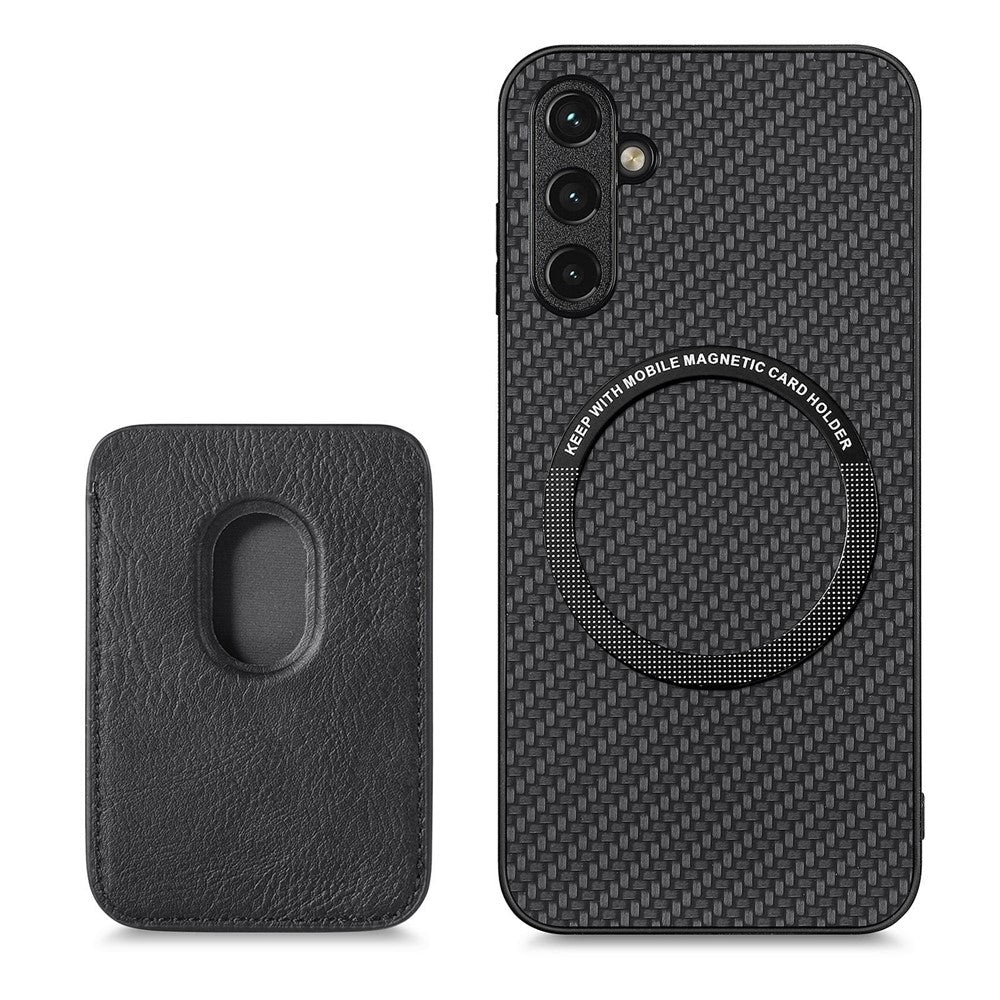 Galaxy S23 FE Schutzhülle – Magnetische abnehmbare Kartenhalter-Rückseite
