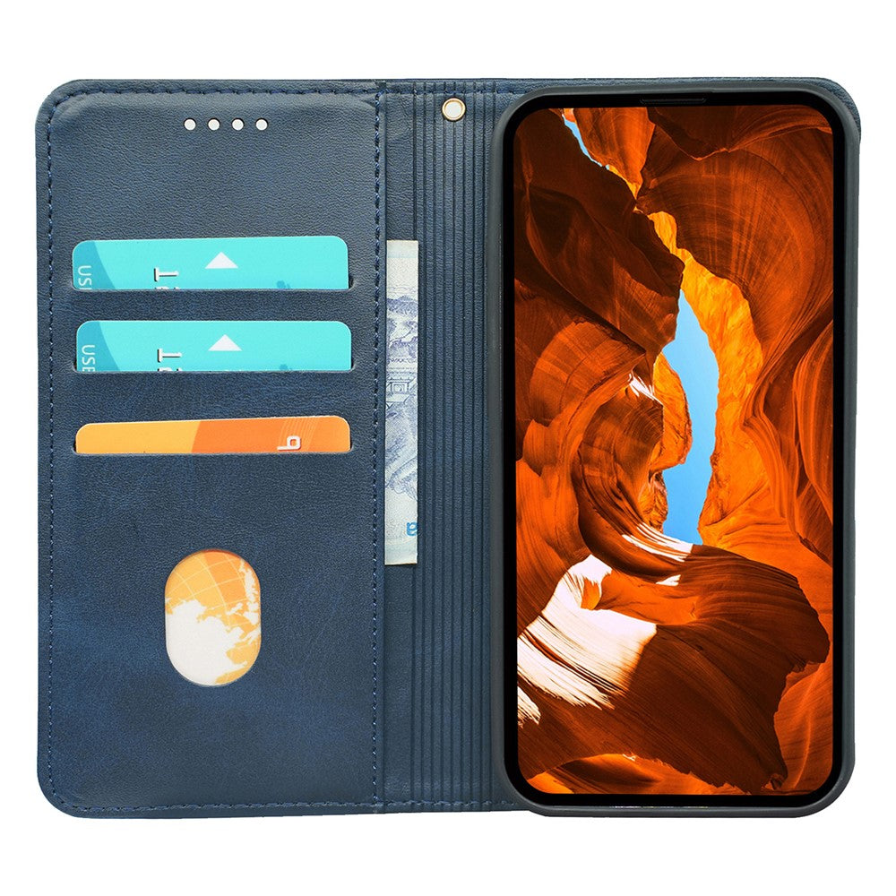 Nothing Phone (2a) Plus / Phone (2a) Wallet-Handyhülle – Mit Magnetverschluss, Brieftaschenfunktion, aus Kalbsleder