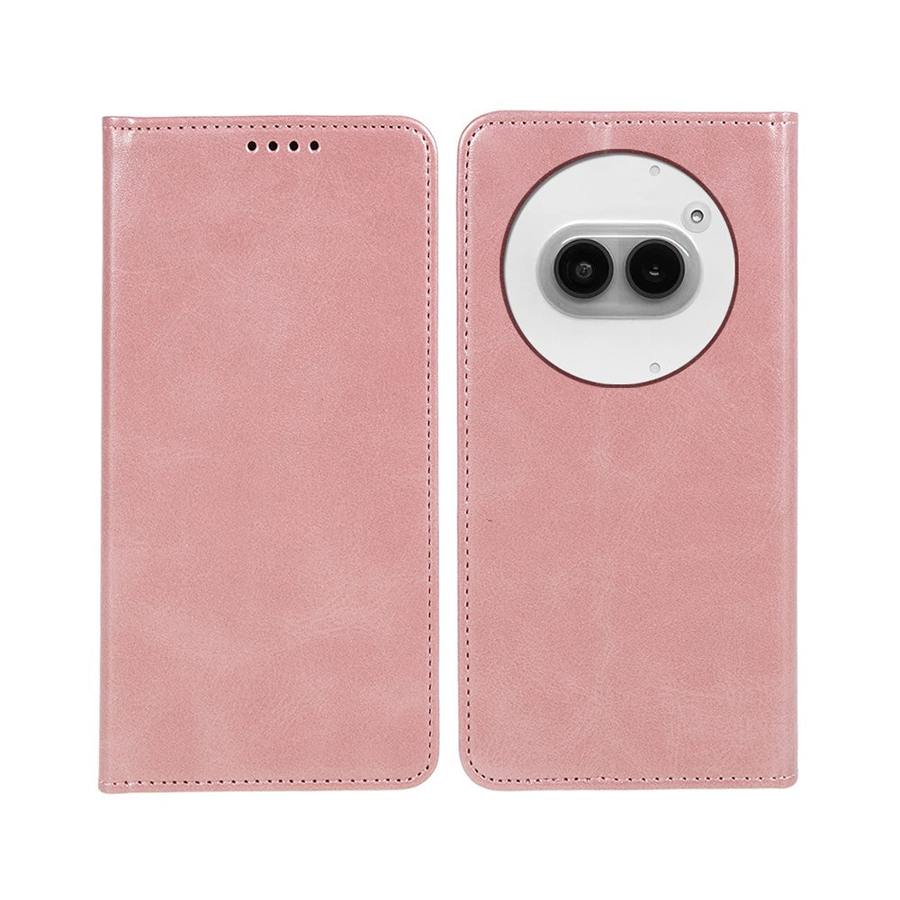 Nothing Phone (2a) Plus / Phone (2a) Wallet-Handyhülle – Mit Magnetverschluss, Brieftaschenfunktion, aus Kalbsleder