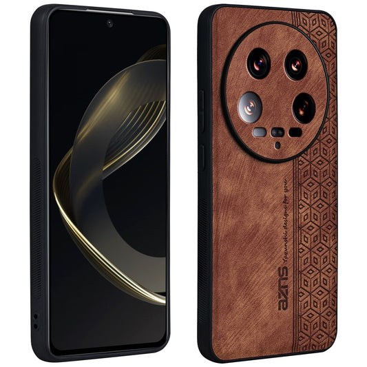 Xiaomi 14 Ultra Handyhülle – AZNS aus Leder mit Fallmuster und TPU-Fallschutz