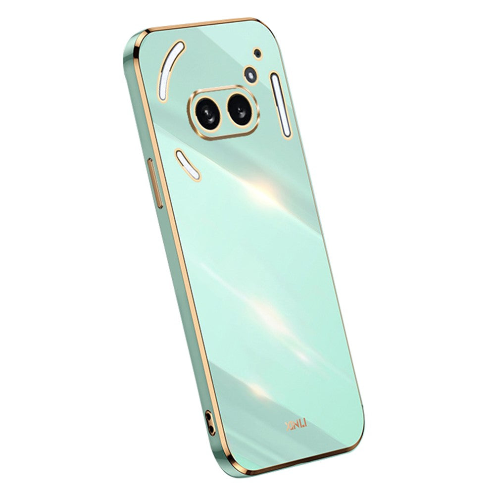 XINLI For Nothing Phone (2a) TPU Case Electroplating Edge Protective Phone Cover