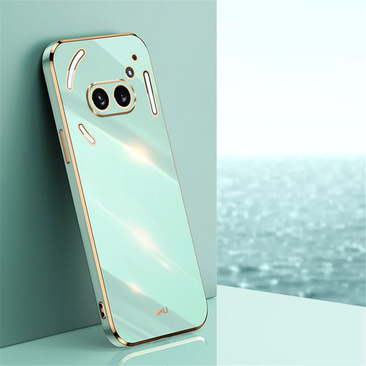 XINLI For Nothing Phone (2a) TPU Case Electroplating Edge Protective Phone Cover