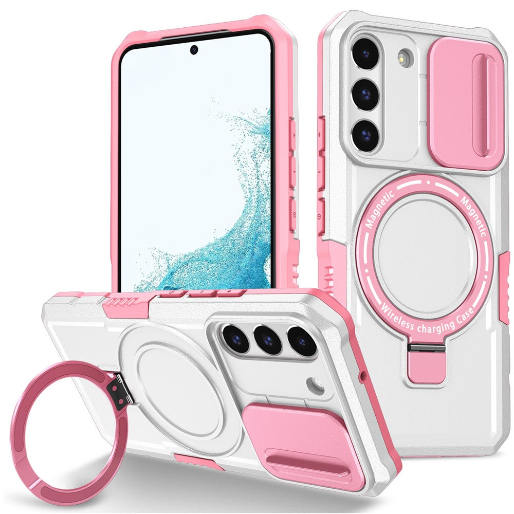 Galaxy S22 5G Magnetische Hülle – Mit Kameraschutz & Ständer