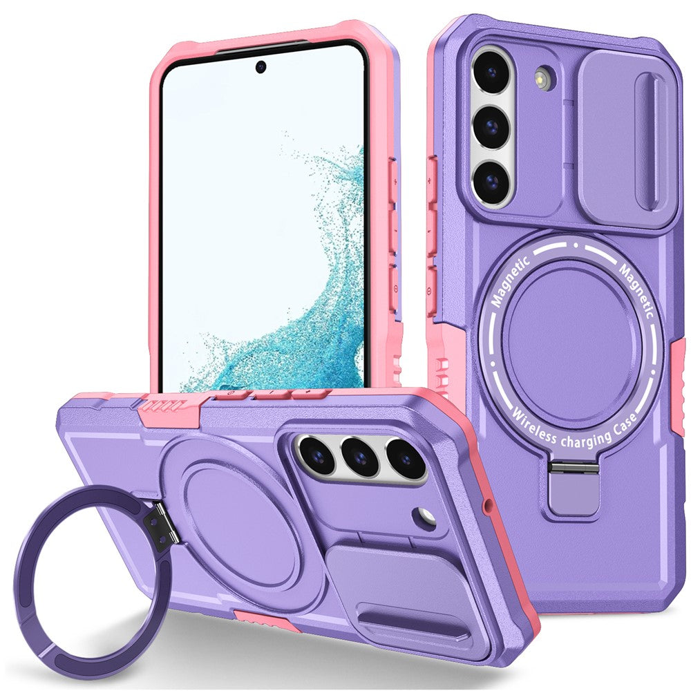 Galaxy S22 5G Magnetische Hülle – Mit Kameraschutz & Ständer