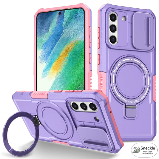 Galaxy S21 FE 5G Magnet-Hülle – Mit Kameraschutz & Ständer