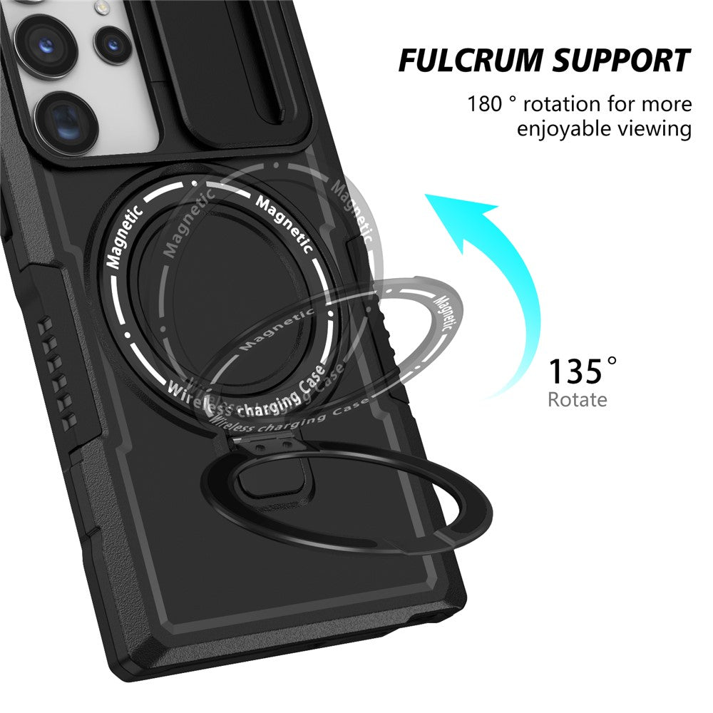 Galaxy S22 Ultra 5G Magnetische Hülle – Mit Kameraschutz & Ständer