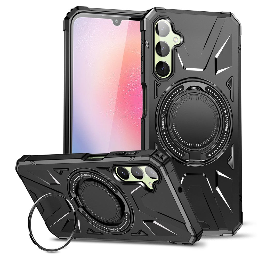Galaxy A35 5G Magnetische Hülle – Stoßfest, mit Kameraschutz & Ständer