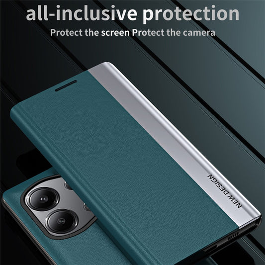Xiaomi Redmi Note 13 Pro 4G / Xiaomi Poco M6 Pro 4G Handyhülle – Poco M6 Pro 4G Ständer Kratzfeste Leder