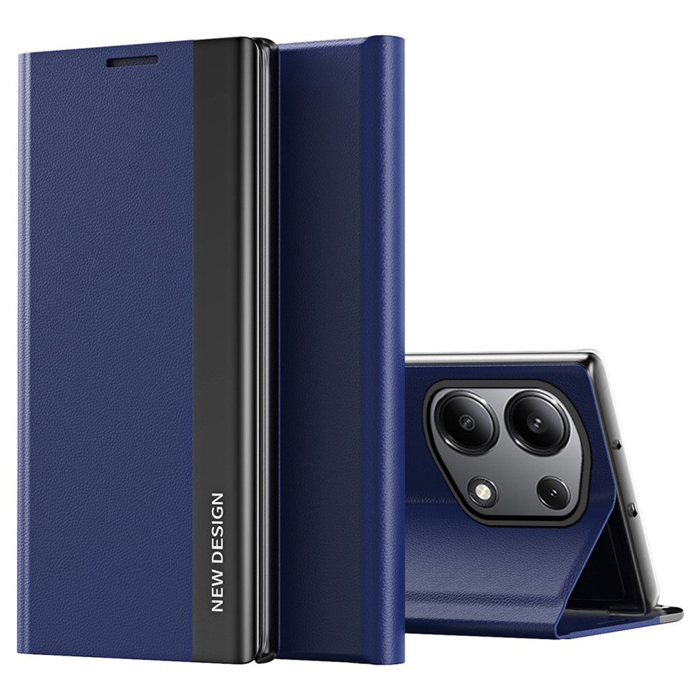 For Xiaomi Redmi Note 13 Pro 4G / Poco M6 Pro 4G Case Stand Scratchproof Leather Phone Cover