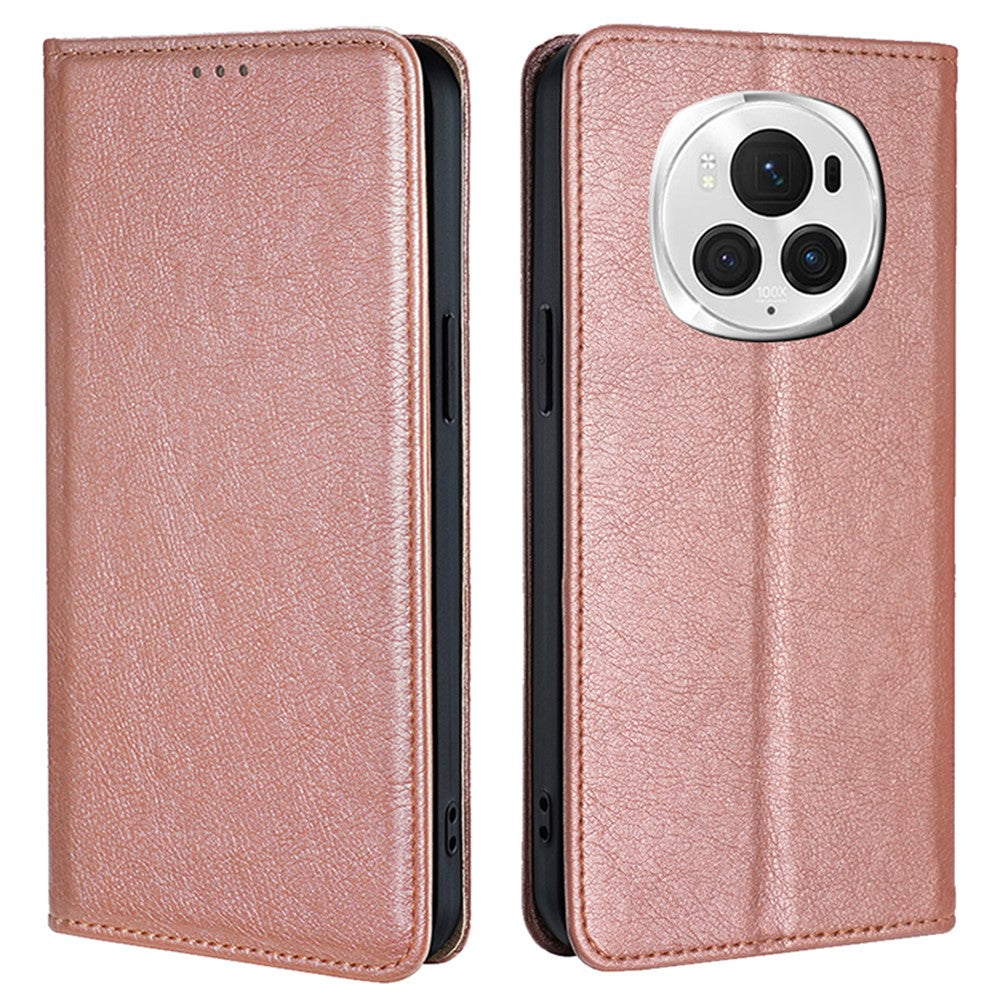 Honor Magic6 Pro 5G Wallet-Handyhülle – Aus PU-Leder, mit Magnetverschluss