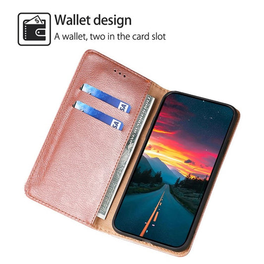 Honor Magic6 Pro 5G Wallet-Handyhülle – Aus PU-Leder, mit Magnetverschluss