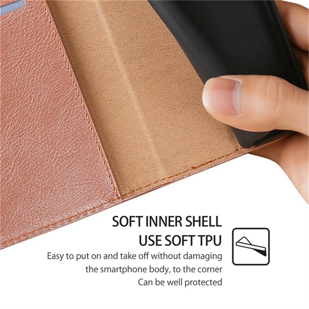Honor Magic6 Pro 5G Wallet-Handyhülle – Aus PU-Leder, mit Magnetverschluss