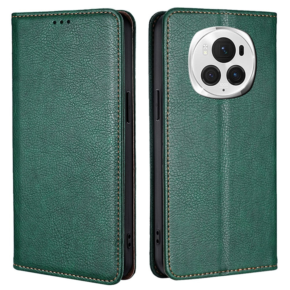Honor Magic6 Pro 5G Wallet-Handyhülle – Aus PU-Leder, mit Magnetverschluss