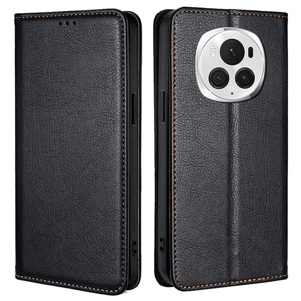 Honor Magic6 Pro 5G Wallet-Handyhülle – Aus PU-Leder, mit Magnetverschluss