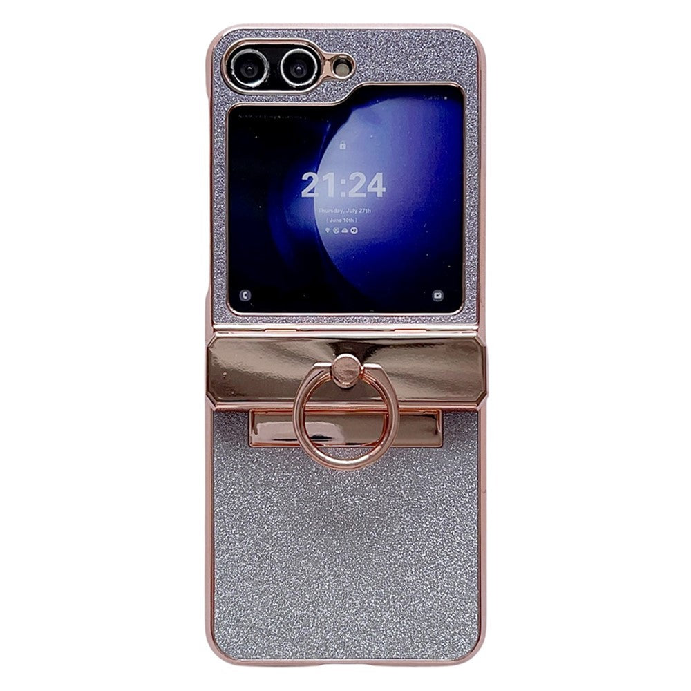 Galaxy Z Flip5 5G Glitzerhülle – Mit Ständer & Strass