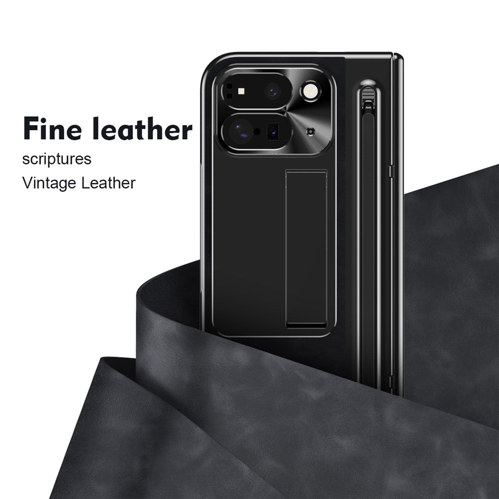 Pixel 9 Pro Fold 5G Schutzhülle – Mit Ständer, Schutzglasfolie & Stift