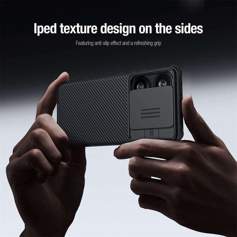 NILLKIN Camshield Pro Series for Xiaomi Redmi Turbo 3 5G / Poco F6 5G Case PC+TPU Slide Camera Lid Phone Cover