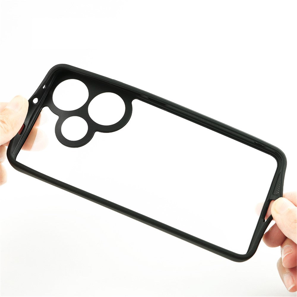For Xiaomi Redmi Turbo 3 5G / Poco F6 5G Clear Case TPU+PC Protective Phone Cover