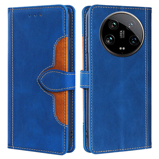 Xiaomi 14 Ultra Handyhülle – Skin-touch Shell Strohhut- aus PU-Leder mit Standfunktion