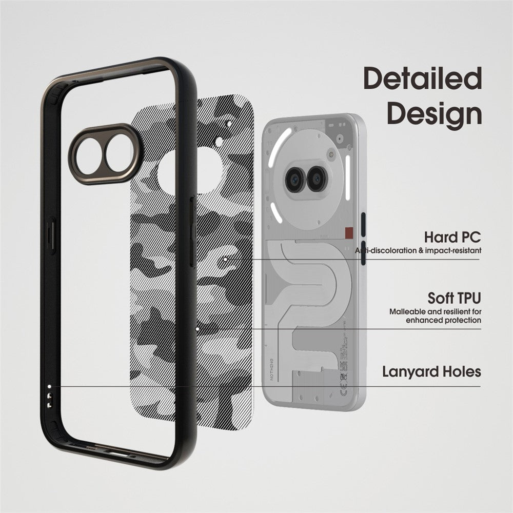 IBMRS For Nothing Phone (2a) Plus / Phone (2a) Shockproof Case TPU+PC Phone Cover with Precise Lens Cutout