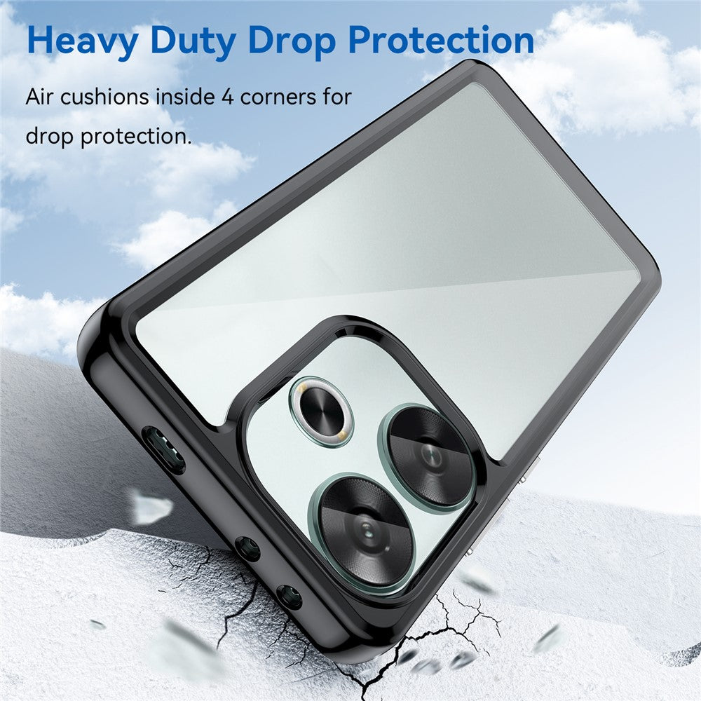 For Xiaomi Redmi Turbo 3 5G / Poco F6 5G Case TPU+Acrylic Phone Shell Mobile Accessories