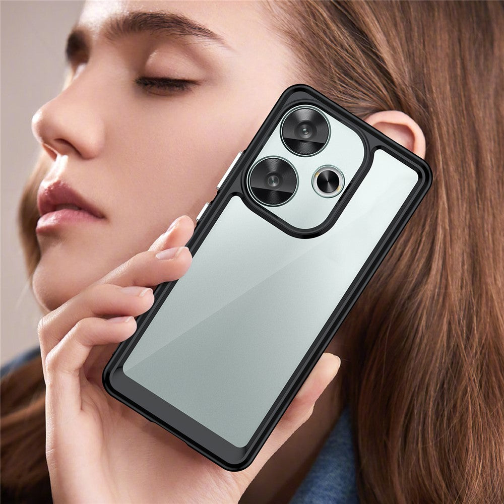 For Xiaomi Redmi Turbo 3 5G / Poco F6 5G Case TPU+Acrylic Phone Shell Mobile Accessories