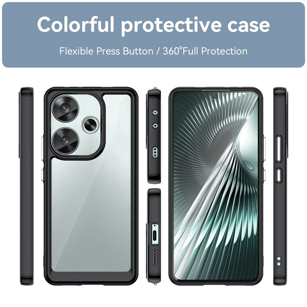 For Xiaomi Redmi Turbo 3 5G / Poco F6 5G Case TPU+Acrylic Phone Shell Mobile Accessories