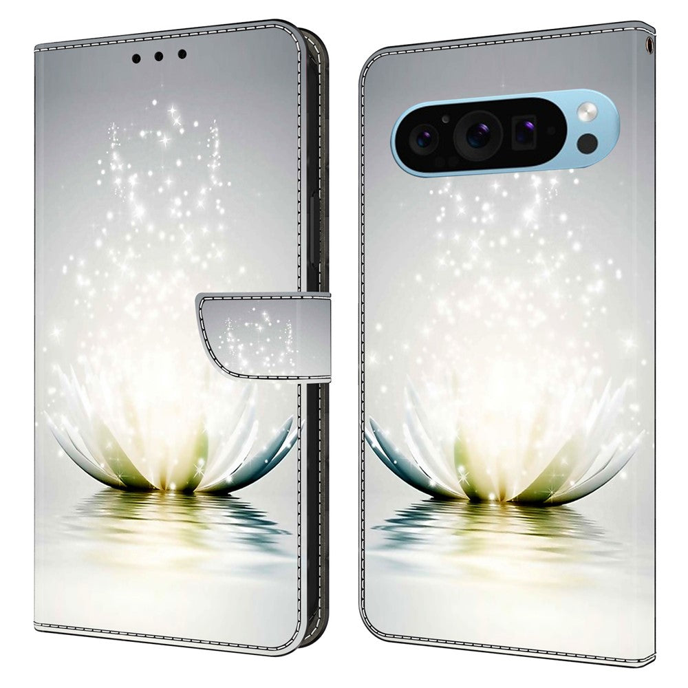 Pixel 9 Pro XL Wallet-Hülle – Mit 3D-Muster, Kartenfächer & Ständer