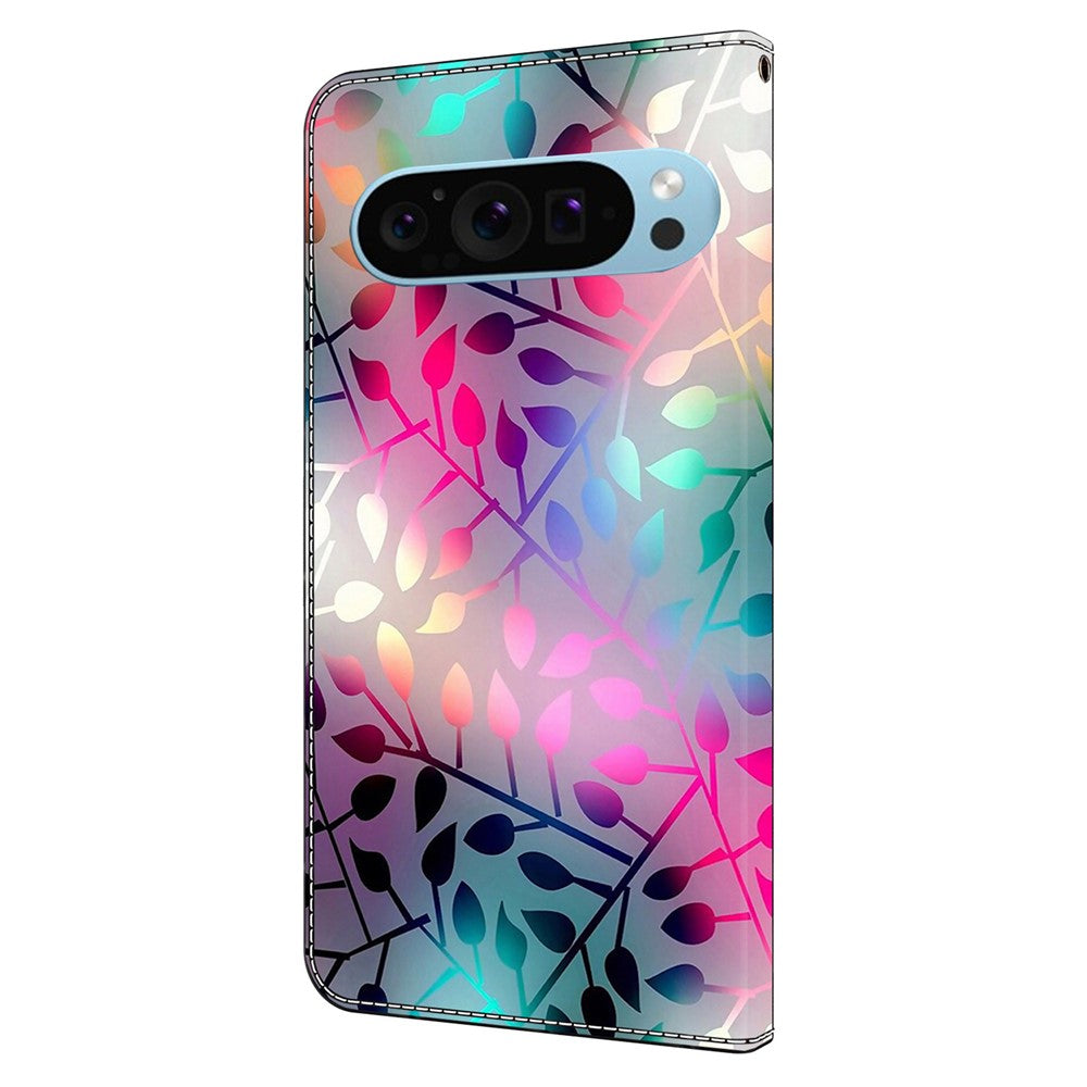 Pixel 9 Pro XL Wallet-Hülle mit 3D-Muster & Magnetverschluss