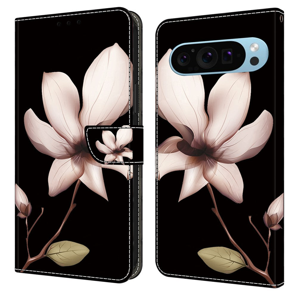 Pixel 9 Pro XL Wallet-Hülle mit 3D-Muster & Magnetverschluss