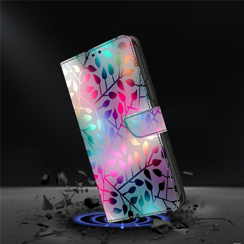 Pixel 9 / Pixel 9 Pro Wallet-Hülle mit 3D-Muster & Magnetverschluss
