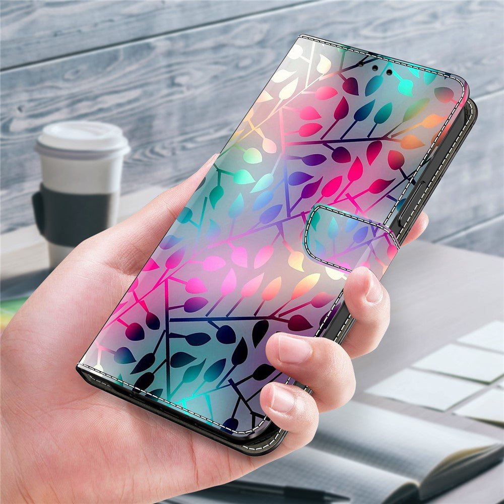 Pixel 9 / Pixel 9 Pro Wallet-Hülle mit 3D-Muster & Magnetverschluss