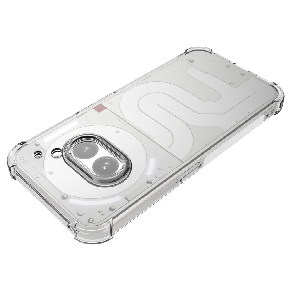 Nothing Phone (2a) Plus / Phone (2a) Transparente Handyhülle – Aus TPU, mit Airbag-Schutz