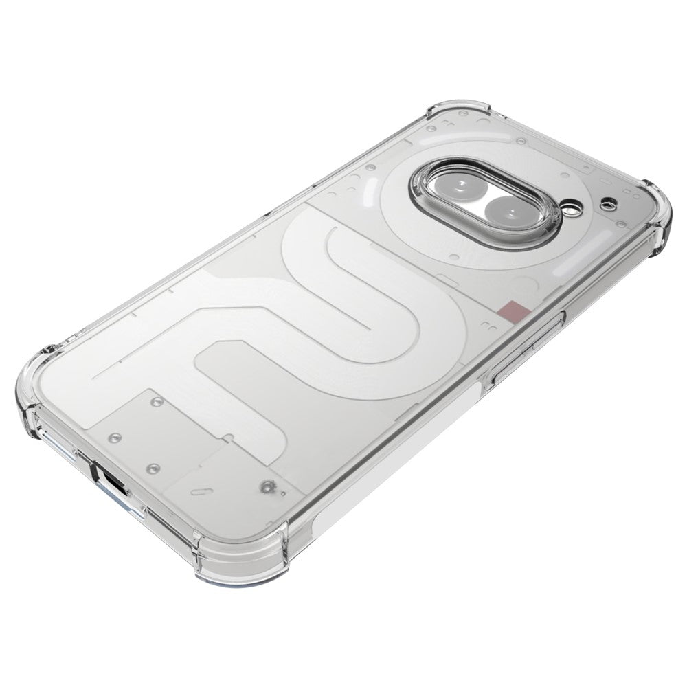 Nothing Phone (2a) Plus / Phone (2a) Transparente Handyhülle – Aus TPU, mit Airbag-Schutz