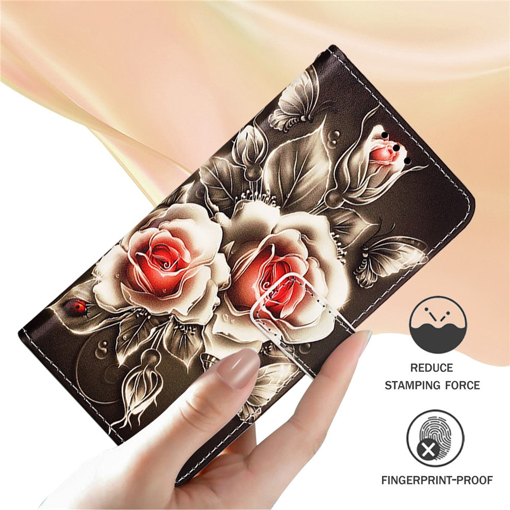 Nothing Phone (2a) Plus / Phone (2a) Wallet-Handyhülle – Aus Leder, mit Trageriemen & Kartenhalter, bedruckt mit einem Muster, Handyhalterung