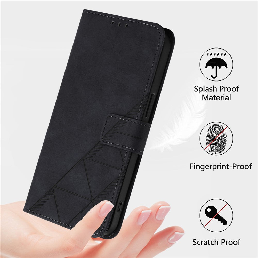 Nothing Phone (2a) Plus / Phone (2a) Wallet-Handyhülle – Aus Leder, mit Handschlaufe, Brieftaschenständer
