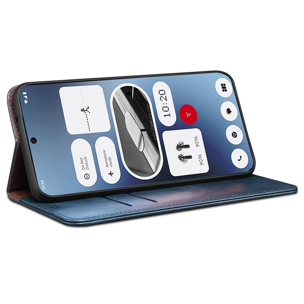 For Nothing Phone (2a) Plus / Phone (2a) Case PU Leather Crazy Horse Texture Flip Wallet Phone Cover
