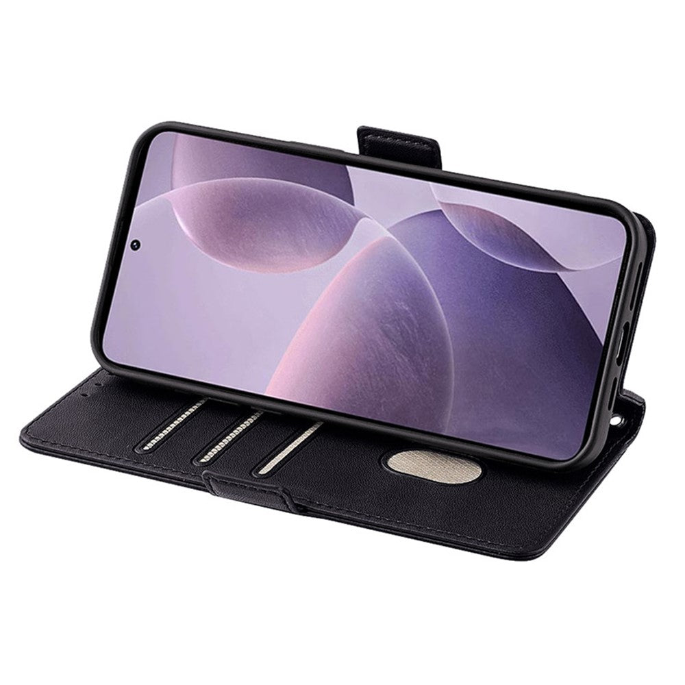 For Xiaomi 14 Ultra Case RFID Blocking PU Leather Wallet Flip Phone Cover with Shoulder Strap