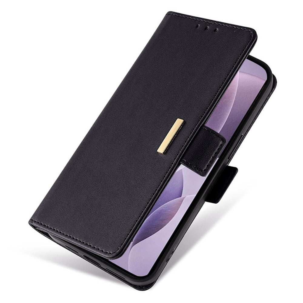 For Xiaomi 14 Pro Case with Golden Chain Shoulder Strap RFID Blocking Leather Phone Cover