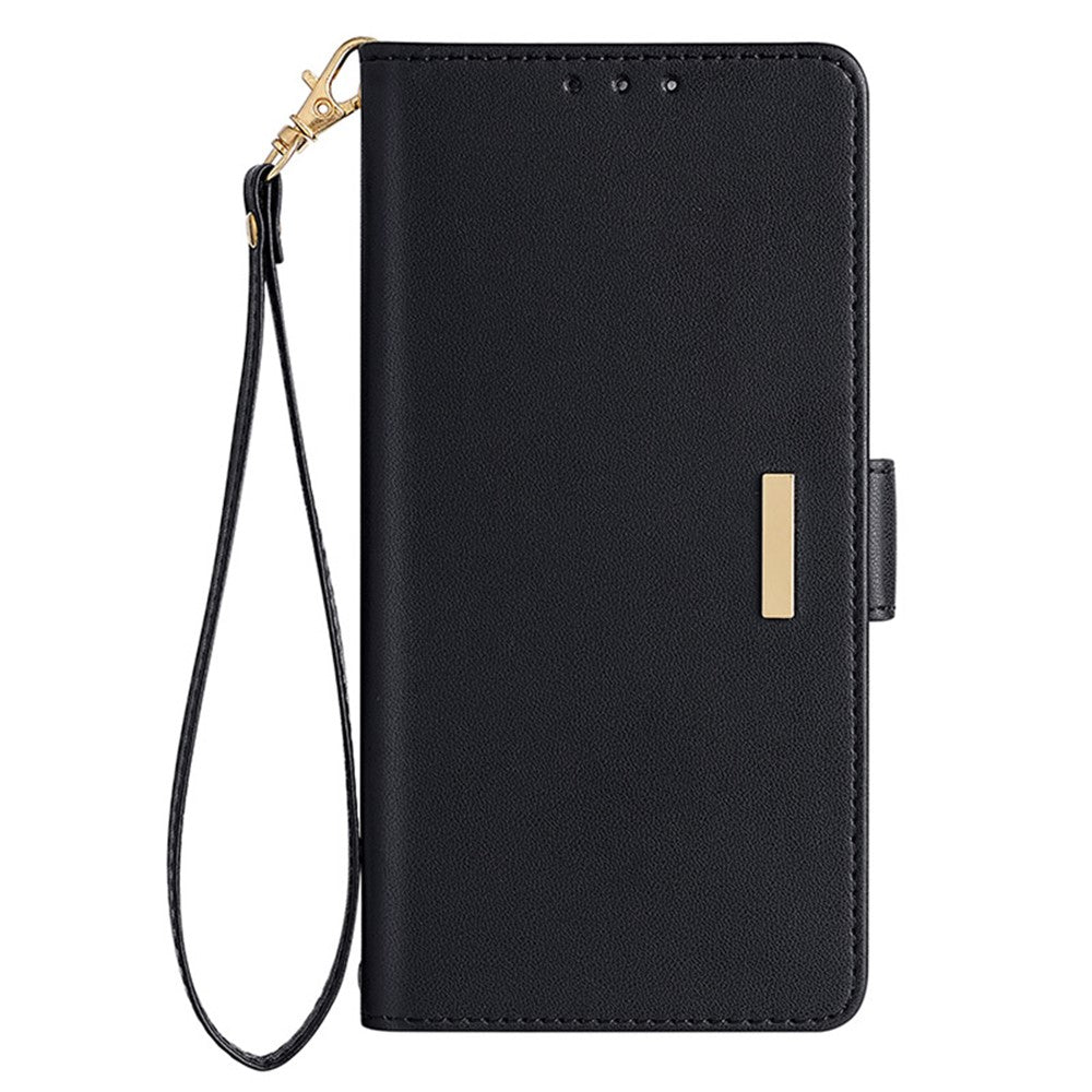 For Xiaomi 14 Pro Case with Golden Chain Shoulder Strap RFID Blocking Leather Phone Cover