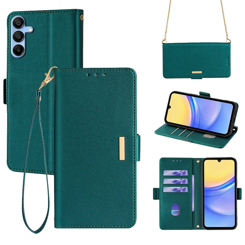 Galaxy A15 4G/5G Wallet-Hülle – Elegant, mit RFID-Schutz & Kartenfächer