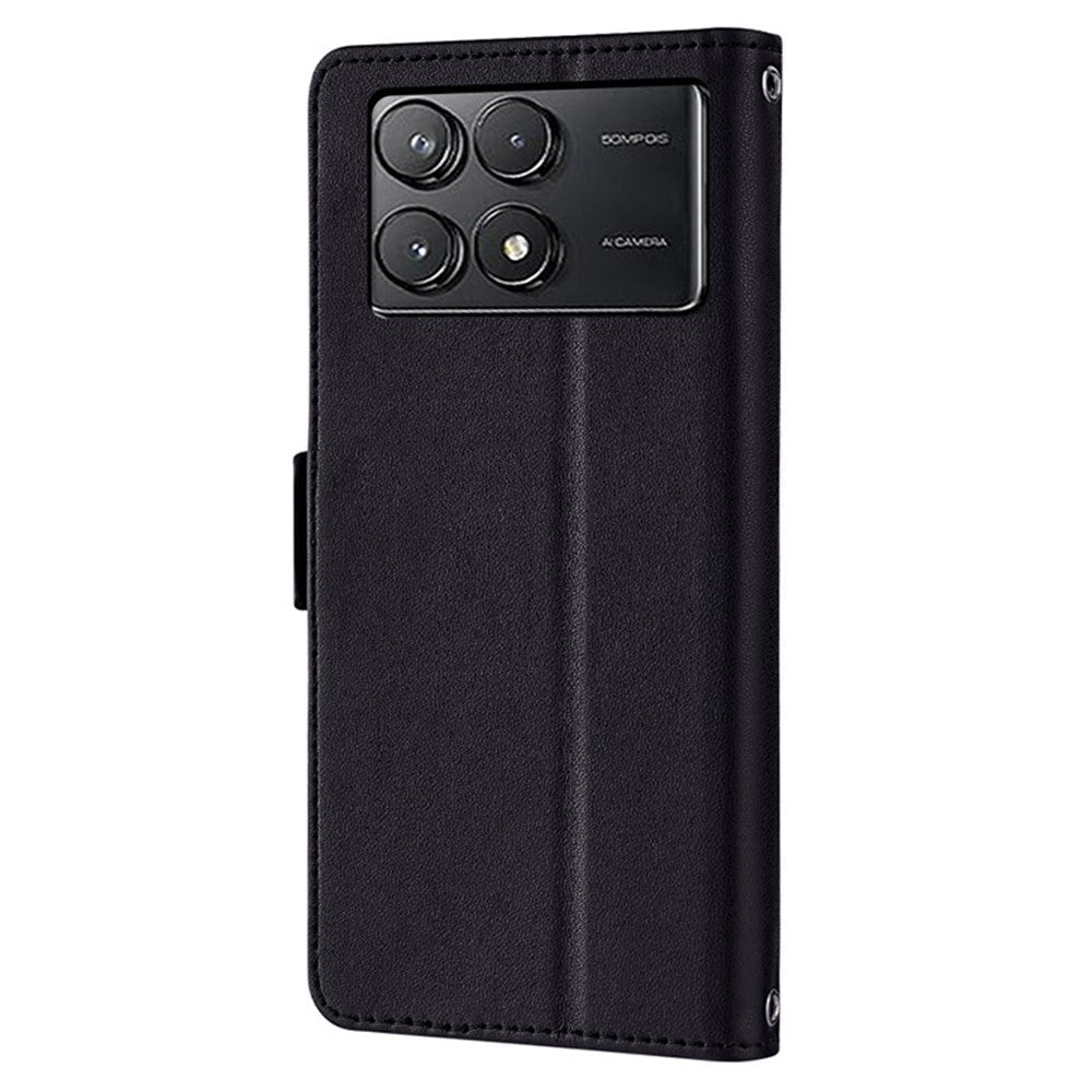 For Xiaomi Poco F6 Pro 5G / Redmi K70 5G / K70 Pro 5G Case RFID Blocking Wallet Leather Stand Phone Cover